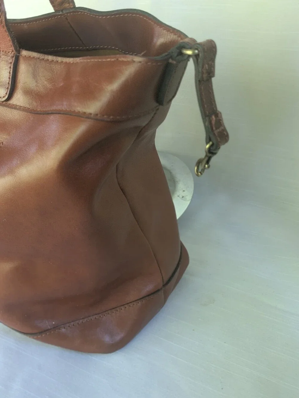 Patricia Nash Classic Brown Leather Tote Bag - Elegant Everyday Handbag